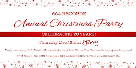 604 Records Christmas Party