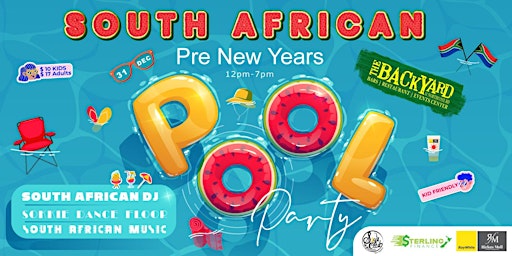 South Africa Pre  NYE Pool Party