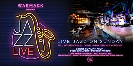 LIVE MUSIC SUNDAY'S at The Warmack