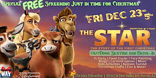 FREE Christmas Movie Under the Stars, PJ Party and More | Fri Dec 23rd
