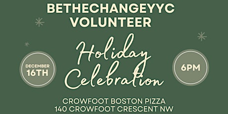 Volunteer Holiday Celebration