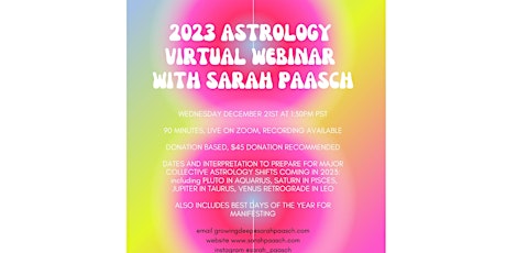 2023 Astrology Overview + Key Dates for Planning!