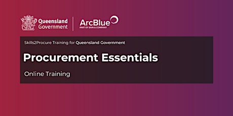 QLD Government | Procurement Essentials Skills2Procure Training