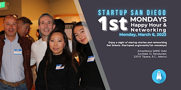 StartupSD 1st Mondays - March 2023