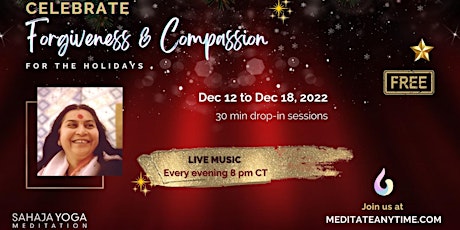 Meditate Anytime December series - Live Music evenings