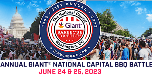 31st Annual Giant National Capital Barbecue Battle - America's Food & Music primary image