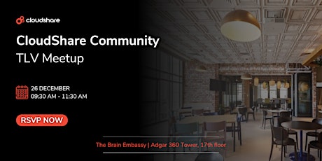 CloudShare Community Meetup