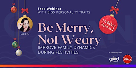 Imagen principal de Improve Family Dynamics During Festivities - With BIG 5 Personality Traits