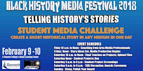 Student Challenge: Tell a Black History Story in any Media Genre