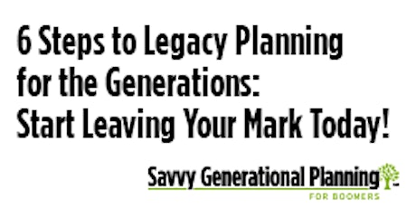 Generational Planning for Boomers primary image