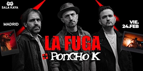 Concierto de La Fuga y Poncho K - Sala Kaya (Madrid)