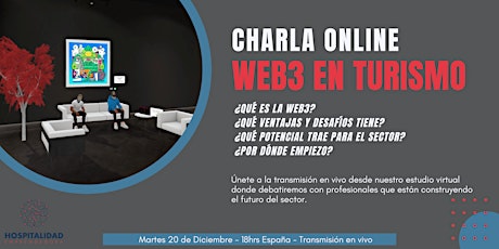 Charla online: Web3 en Turismo