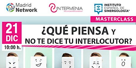 Imagen principal de Masterclass: ¿Qué piensa y no te dice tu interlocutor?