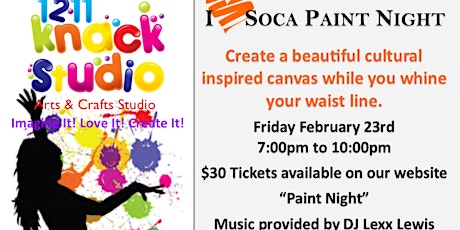 I love Soca - Paint Night  primary image