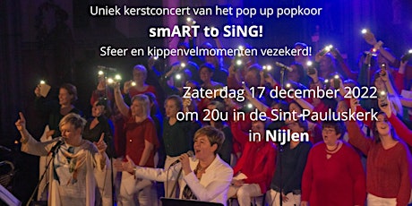 Kerstconcert 2022 in Nijlen van Pop-up Popkoor smART to SiNG
