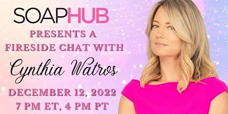 Join General Hospital’s Cynthia Watros For A Soap Hub Fireside Chat