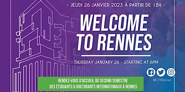 Soirée d'accueil du second semestre : Welcome to Rennes
