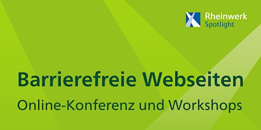 Rheinwerk Spotlight – Barrierefreie Webseiten primary image