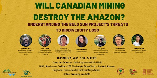 WILL CANADIAN MINING DESTROY THE AMAZON?