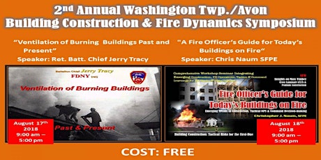Washington Twp./Avon Building Construction & Fire Dynamics Symposium primary image