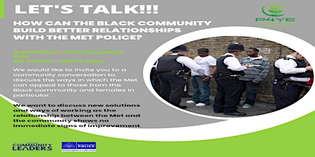 Project 4 Youth Empowerment x Met Police Community Conversation