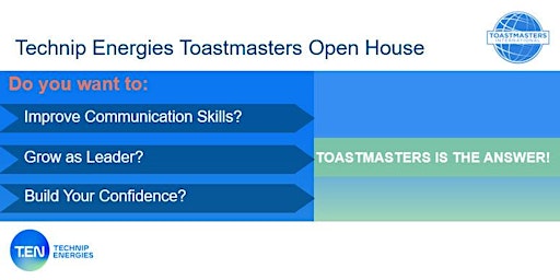 Technip Energies Toastmasters Open House