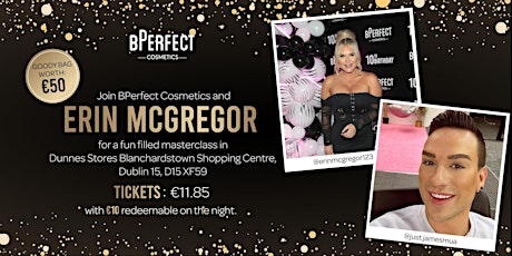 An Evening with BPerfect Cosmetics and Erin McGregor