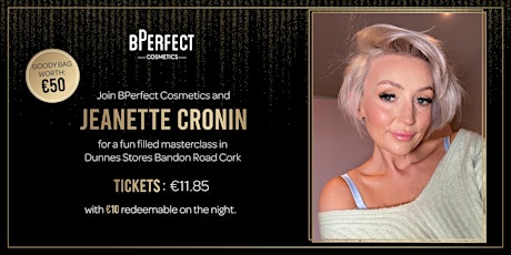 An Evening with BPerfect Cosmetics and Jeanette Cronin