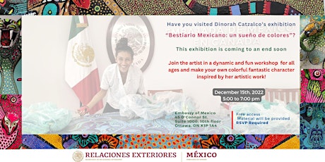 Bestiario Mexicano: un sueño de colores - Workship and Exhibition Closing
