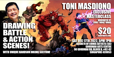 TONI MASDIONO Exclusive MasterClass: Drawing Battle & Action Scenes!