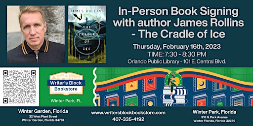 In Person Book Signing with author James Rollins
