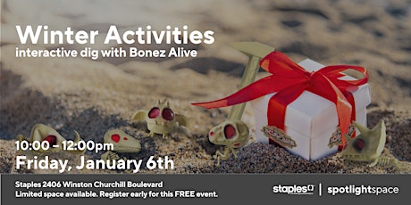 Winter Activities – Interactive Dig with Bonez Alive