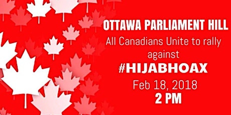 A Biggest Rally anti-Hijab Hoax in Ottawa on Feb.18, 2018 primary image