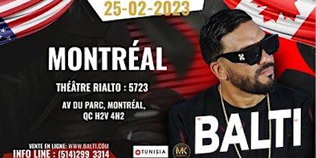 Soirée Spécial Rap Tunisien : BALTI 2023 - Montréal