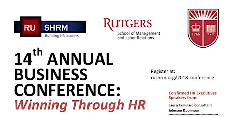2018 RUSHRM Business Conference: Winning Through HR primary image