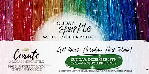 Get Your Holiday Hair Flair @ Curate Mercantile