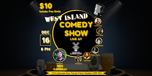 West Island Comedy Show: Open Mic at Labrosse Microbrewery
