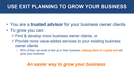 USE EXIT PLANNING TO GROW YOUR PROFESSIONAL SERVICES BUSINESS