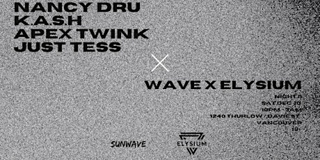 WAVE X ELYSIUM NEW NIGHTCLUB OPENING NIGHT 2 / DAVIE ST VANCOUVER