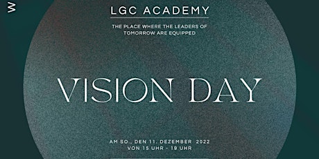 LGC Academy Vision Day