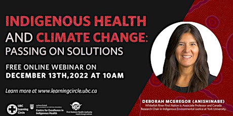 Indigenous Health and Climate Change: Passing on Solutions