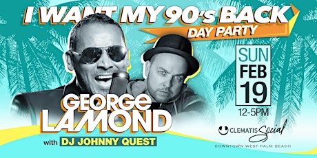I Want My 90's Back: George Lamond With DJ Johnny Quest