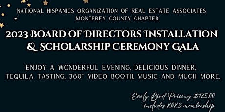2023 Board of Directors Installation & Scholarship Ceremony