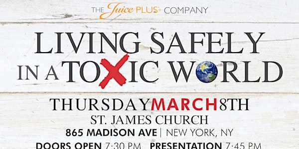 Living Safely in a Toxic World 