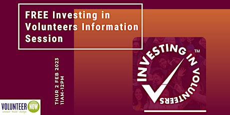 Investing in Volunteers Information Session