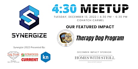 Synergize 4:30 Meetup | December 2022 | CPD THERAPY DOG PROGRAM