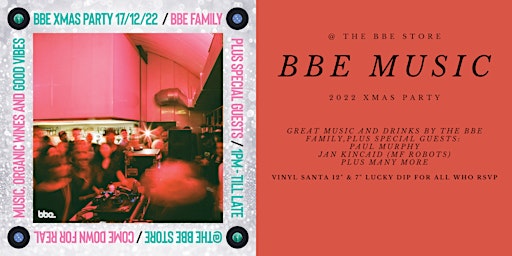 BBE Music Xmas Party