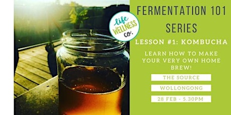 Homemade Kombuca - Part 1 of the Fermentation 101 Series primary image