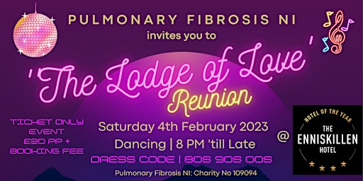 'The Lodge of Love' Reunion in support of Pulmonary Fibrosis NI
