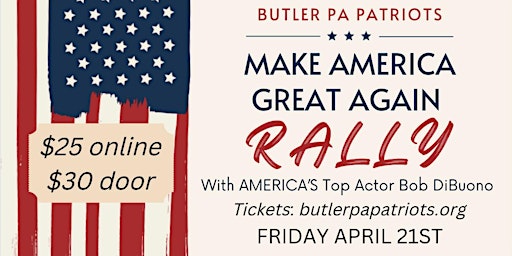 Make America Great Again Rally With America's TOP Actor Bob Dibuono